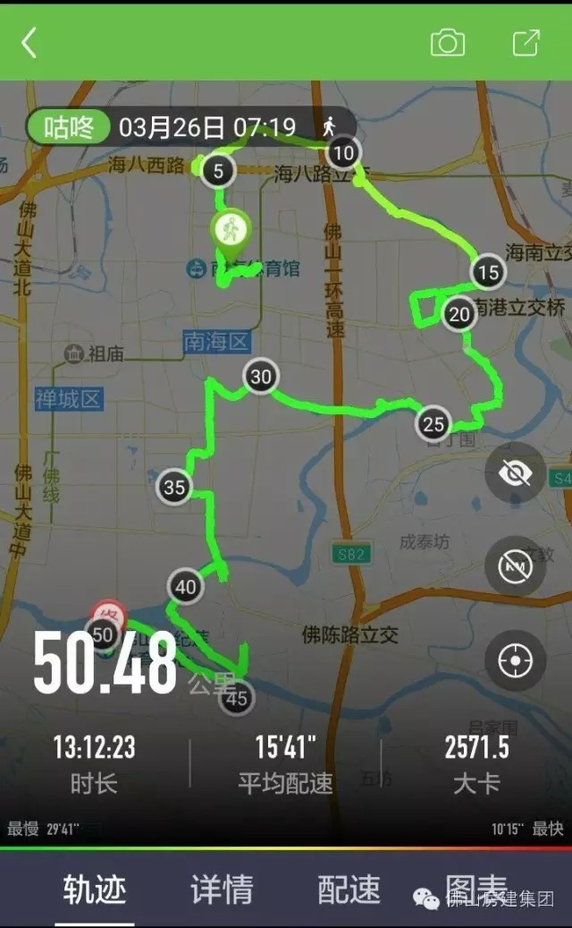 50公里徒步，房建人的風采